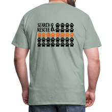 Load image into Gallery viewer, K9s Lead the Way - SAR - Men's Premium T-Shirt - steel green
