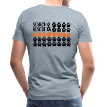 Load image into Gallery viewer, K9s Lead the Way - SAR - Men's Premium T-Shirt - heather ice blue