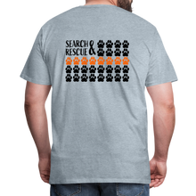 Load image into Gallery viewer, K9s Lead the Way - SAR - Men's Premium T-Shirt - heather ice blue