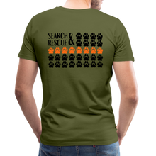Load image into Gallery viewer, K9s Lead the Way - SAR - Men's Premium T-Shirt - olive green