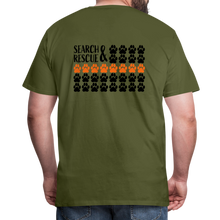 Load image into Gallery viewer, K9s Lead the Way - SAR - Men's Premium T-Shirt - olive green