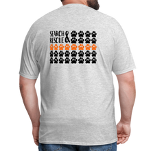 Load image into Gallery viewer, K9s Lead the Way - SAR - Unisex Classic T-Shirt - heather gray
