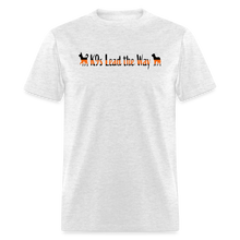 Load image into Gallery viewer, K9s Lead the Way - SAR - Unisex Classic T-Shirt - light heather gray
