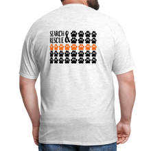 Load image into Gallery viewer, K9s Lead the Way - SAR - Unisex Classic T-Shirt - light heather gray