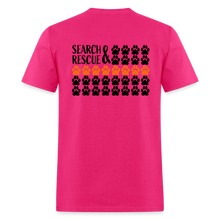 Load image into Gallery viewer, K9s Lead the Way - SAR - Unisex Classic T-Shirt - fuchsia