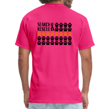 Load image into Gallery viewer, K9s Lead the Way - SAR - Unisex Classic T-Shirt - fuchsia