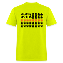 Load image into Gallery viewer, K9s Lead the Way - SAR - Unisex Classic T-Shirt - safety green