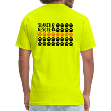 Load image into Gallery viewer, K9s Lead the Way - SAR - Unisex Classic T-Shirt - safety green