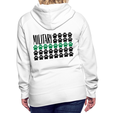 Load image into Gallery viewer, K9s Lead the Way - Military - Women’s Premium Hoodie - white