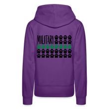 Load image into Gallery viewer, K9s Lead the Way - Military - Women’s Premium Hoodie - purple