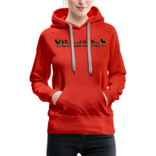 Load image into Gallery viewer, K9s Lead the Way - Military - Women’s Premium Hoodie - red