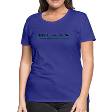 Load image into Gallery viewer, K9s Lead the Way - Military - Women’s Premium T-Shirt - royal blue