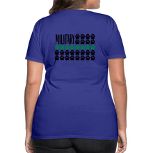 Load image into Gallery viewer, K9s Lead the Way - Military - Women’s Premium T-Shirt - royal blue