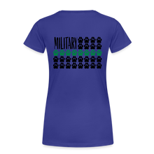 Load image into Gallery viewer, K9s Lead the Way - Military - Women’s Premium T-Shirt - royal blue