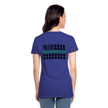 Load image into Gallery viewer, K9s Lead the Way - Military - Women’s Premium T-Shirt - royal blue