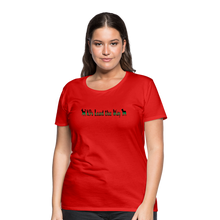 Load image into Gallery viewer, K9s Lead the Way - Military - Women’s Premium T-Shirt - red