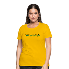 Load image into Gallery viewer, K9s Lead the Way - Military - Women’s Premium T-Shirt - sun yellow
