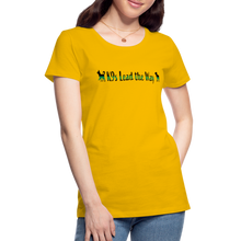 Load image into Gallery viewer, K9s Lead the Way - Military - Women’s Premium T-Shirt - sun yellow