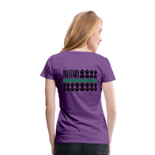 Load image into Gallery viewer, K9s Lead the Way - Military - Women’s Premium T-Shirt - purple