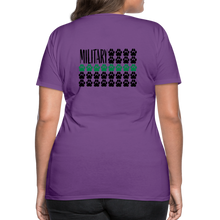 Load image into Gallery viewer, K9s Lead the Way - Military - Women’s Premium T-Shirt - purple