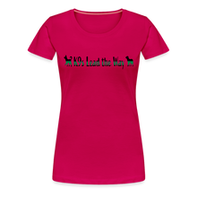 Load image into Gallery viewer, K9s Lead the Way - Military - Women’s Premium T-Shirt - dark pink