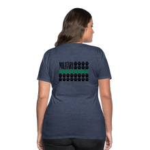 Load image into Gallery viewer, K9s Lead the Way - Military - Women’s Premium T-Shirt - heather blue