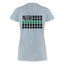 Load image into Gallery viewer, K9s Lead the Way - Military - Women’s Premium T-Shirt - heather ice blue