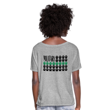 Load image into Gallery viewer, K9s Lead the Way - Military - Women’s Flowy T-Shirt - heather grey