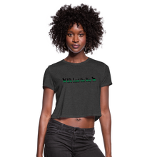 Load image into Gallery viewer, K9s Lead the Way - Military - Women's Cropped T-Shirt - deep heather