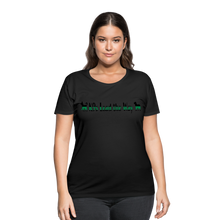 Load image into Gallery viewer, K9s Lead the Way - Military - Women’s Curvy T-Shirt - black