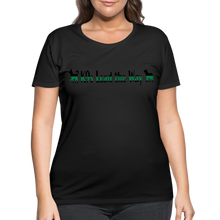 Load image into Gallery viewer, K9s Lead the Way - Military - Women’s Curvy T-Shirt - black