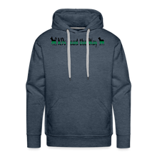Load image into Gallery viewer, K9s Lead the Way - Military - Men’s Premium Hoodie - heather denim