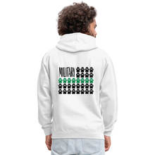 Load image into Gallery viewer, K9s Lead the Way - Military - Contrast Hoodie - white/gray