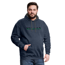 Load image into Gallery viewer, K9s Lead the Way - Military - Contrast Hoodie - indigo heather/asphalt