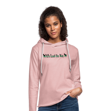 Load image into Gallery viewer, K9s Lead the Way - Military - Unisex Lightweight Terry Hoodie - cream heather pink