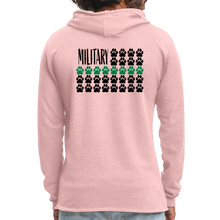 Load image into Gallery viewer, K9s Lead the Way - Military - Unisex Lightweight Terry Hoodie - cream heather pink