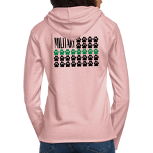 Load image into Gallery viewer, K9s Lead the Way - Military - Unisex Lightweight Terry Hoodie - cream heather pink