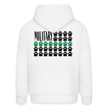 Load image into Gallery viewer, K9s Lead the Way - Military - Men's Hoodie - white