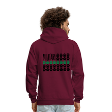 Load image into Gallery viewer, K9s Lead the Way - Military - Men's Hoodie - burgundy