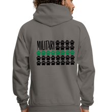Load image into Gallery viewer, K9s Lead the Way - Military - Men's Hoodie - asphalt gray