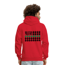 Load image into Gallery viewer, K9s Lead the Way - Military - Men's Hoodie - red