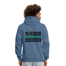 Load image into Gallery viewer, K9s Lead the Way - Military - Men's Hoodie - denim blue