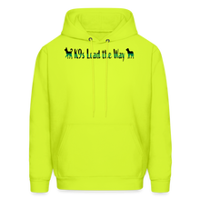 Load image into Gallery viewer, K9s Lead the Way - Military - Men's Hoodie - safety green