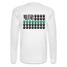 Load image into Gallery viewer, K9s Lead the Way - Military - Men's Long Sleeve T-Shirt - white