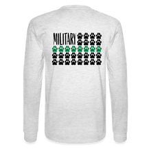 Load image into Gallery viewer, K9s Lead the Way - Military - Men's Long Sleeve T-Shirt - light heather gray