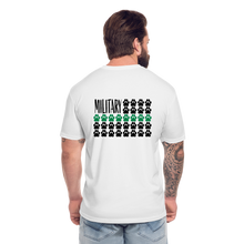 Load image into Gallery viewer, K9s Lead the Way - Military - Fitted Cotton/Poly T-Shirt by Next Level - white