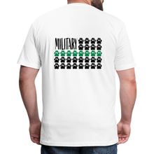 Load image into Gallery viewer, K9s Lead the Way - Military - Fitted Cotton/Poly T-Shirt by Next Level - white