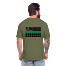 Load image into Gallery viewer, K9s Lead the Way - Military - Fitted Cotton/Poly T-Shirt by Next Level - heather military green