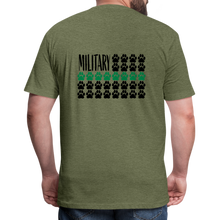 Load image into Gallery viewer, K9s Lead the Way - Military - Fitted Cotton/Poly T-Shirt by Next Level - heather military green