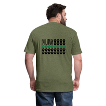 Load image into Gallery viewer, K9s Lead the Way - Military - Fitted Cotton/Poly T-Shirt by Next Level - heather military green